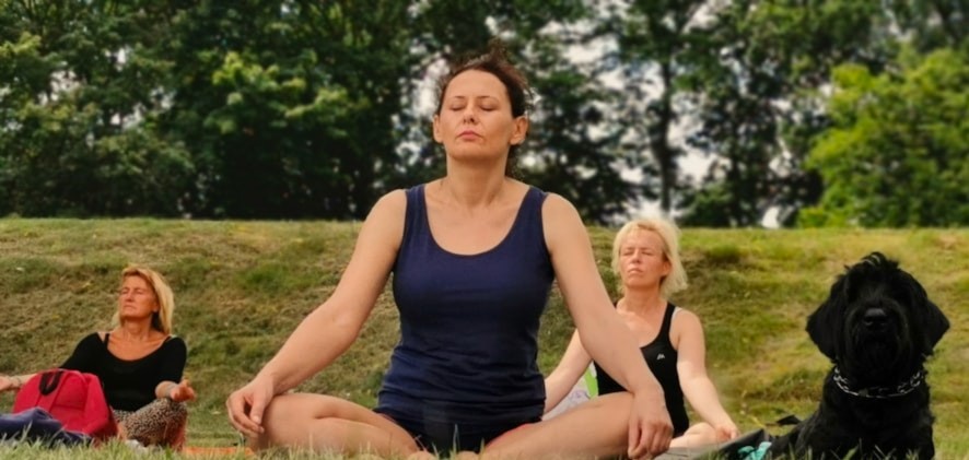 Woman in peaceful meditation
